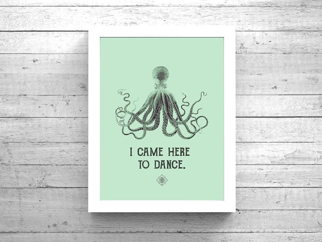 Octopus Free Printable • Freebie Fridays • Little Gold Pixel