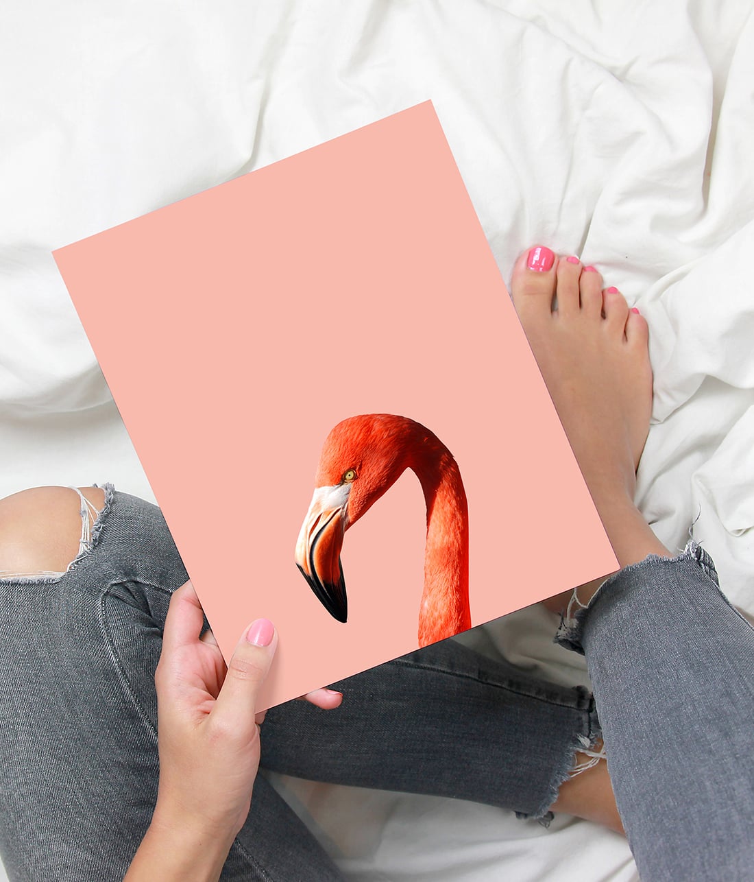 Free Flamingo Printables for Your Summer Decor • Little Gold Pixel