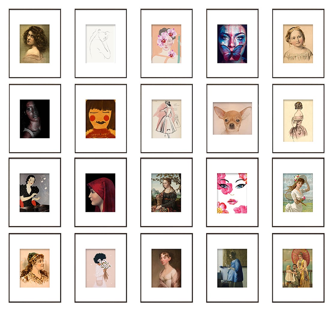 Free Portrait Art for Your Gallery Walls