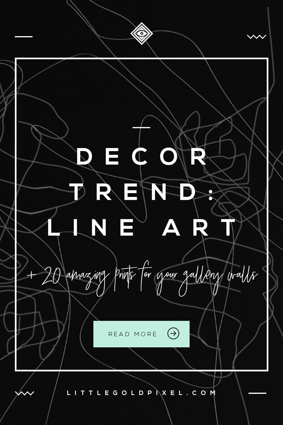 Trend Spotting: Line Art Drawings Are So Hot Right Now • Little Gold Pixel