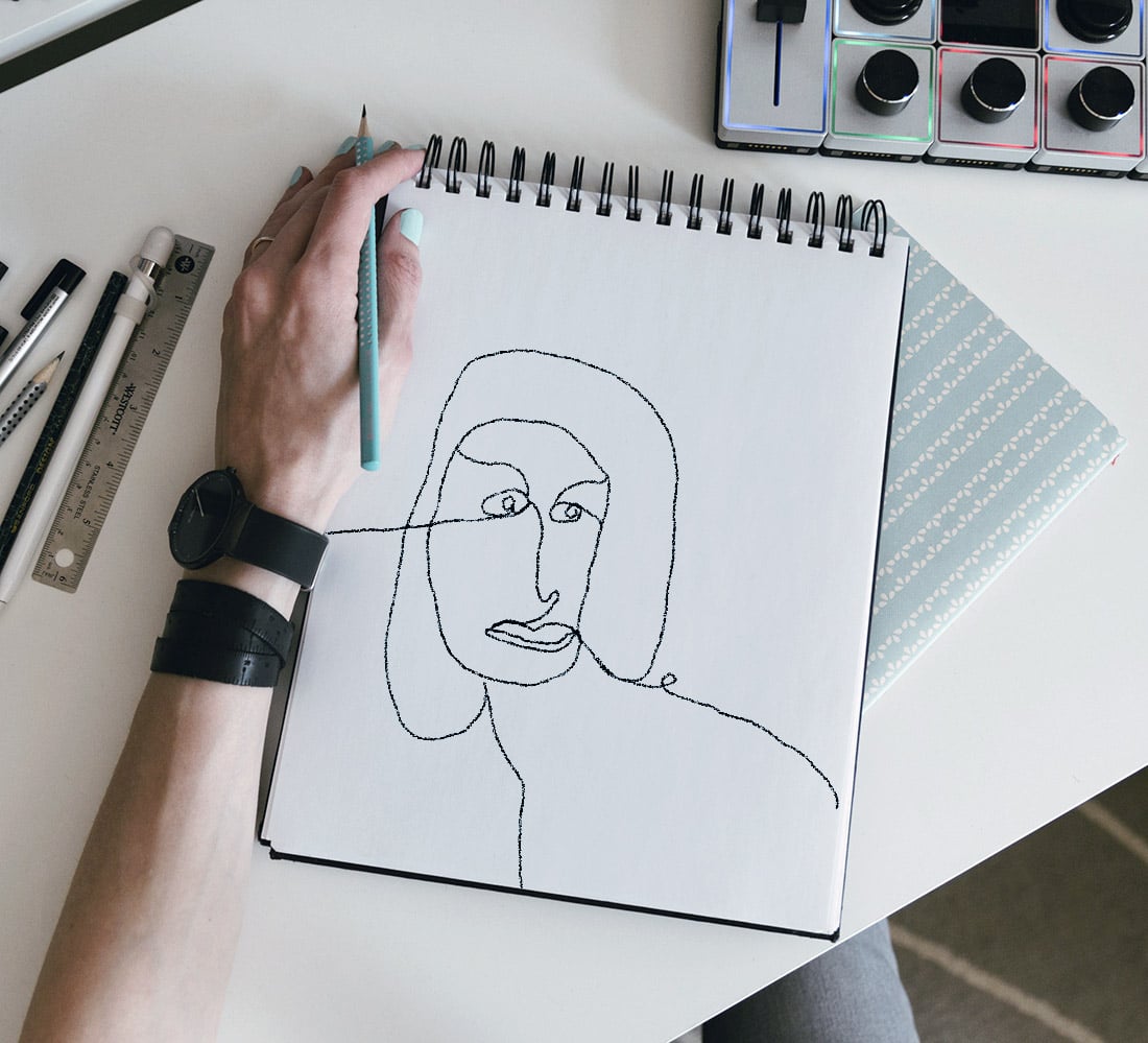 Trend Spotting: Line Art Drawings Are So Hot Right Now • Little Gold Pixel