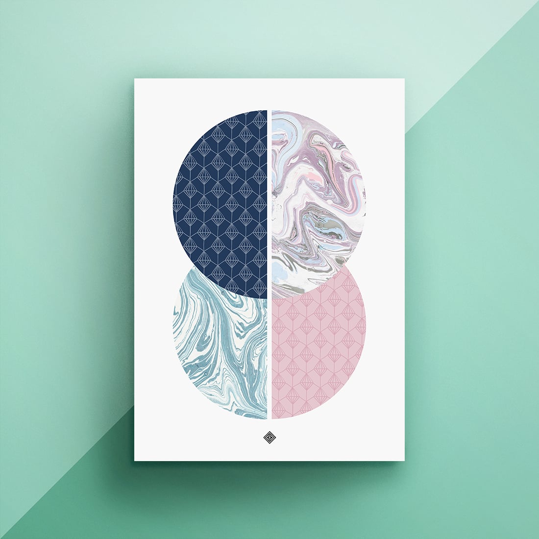 Marble Circles Free Printable