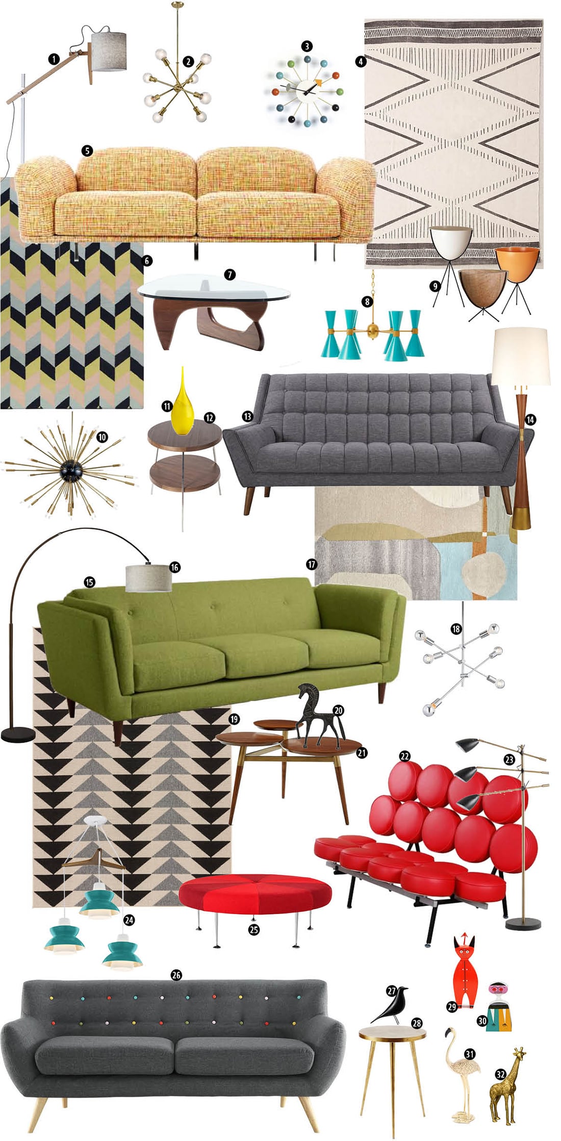 8 Signs Mid-Century Modern Decor is the Right Home Style for You • Little Gold Pixel • Click through to find out if you're compatible with Mid-Century Modern decor!