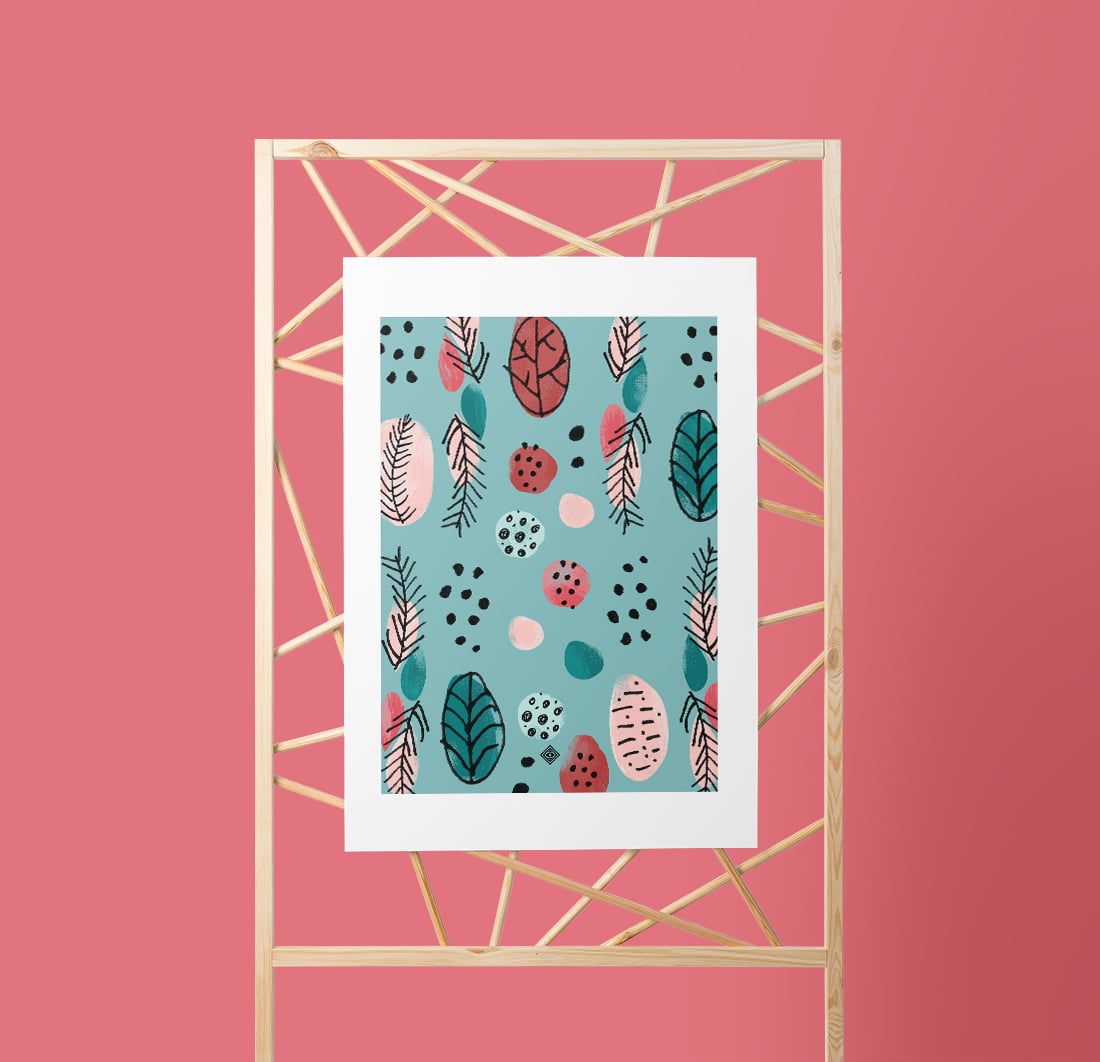 Download this free Mid-Century Illustration Art Printable as part of my Freebie Friday series. Perfect for mid-century modern decor. Print & hang today!