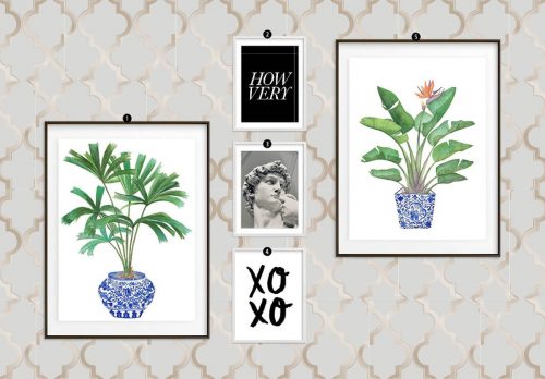 How to Create a Modern Glam Gallery Wall • Little Gold Pixel