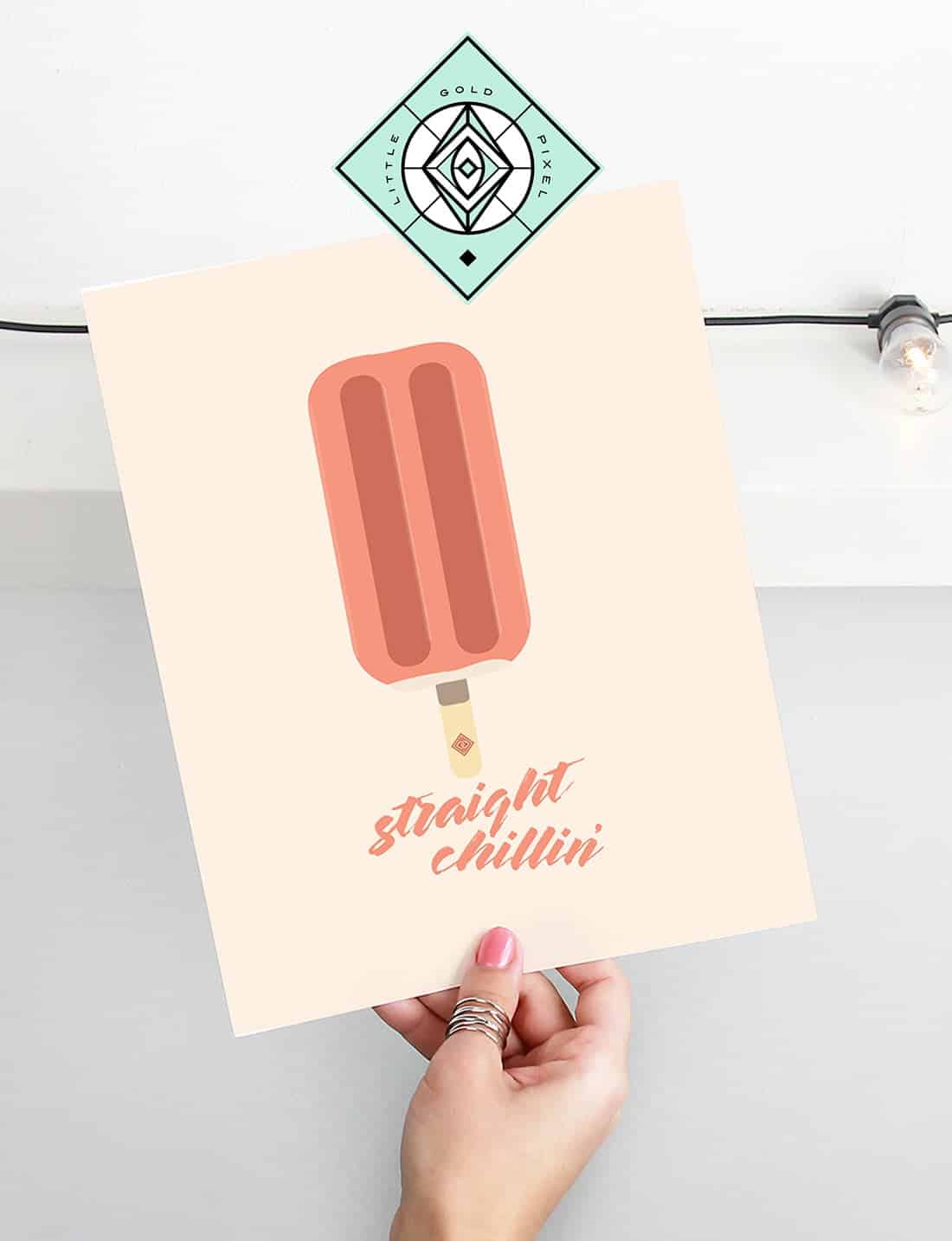 In which I round up 40+ ice cream free printables perfect for incorporating into your summer gallery walls or seasonal decor. Who doesn't love ice cream!? • littlegoldpixel.com