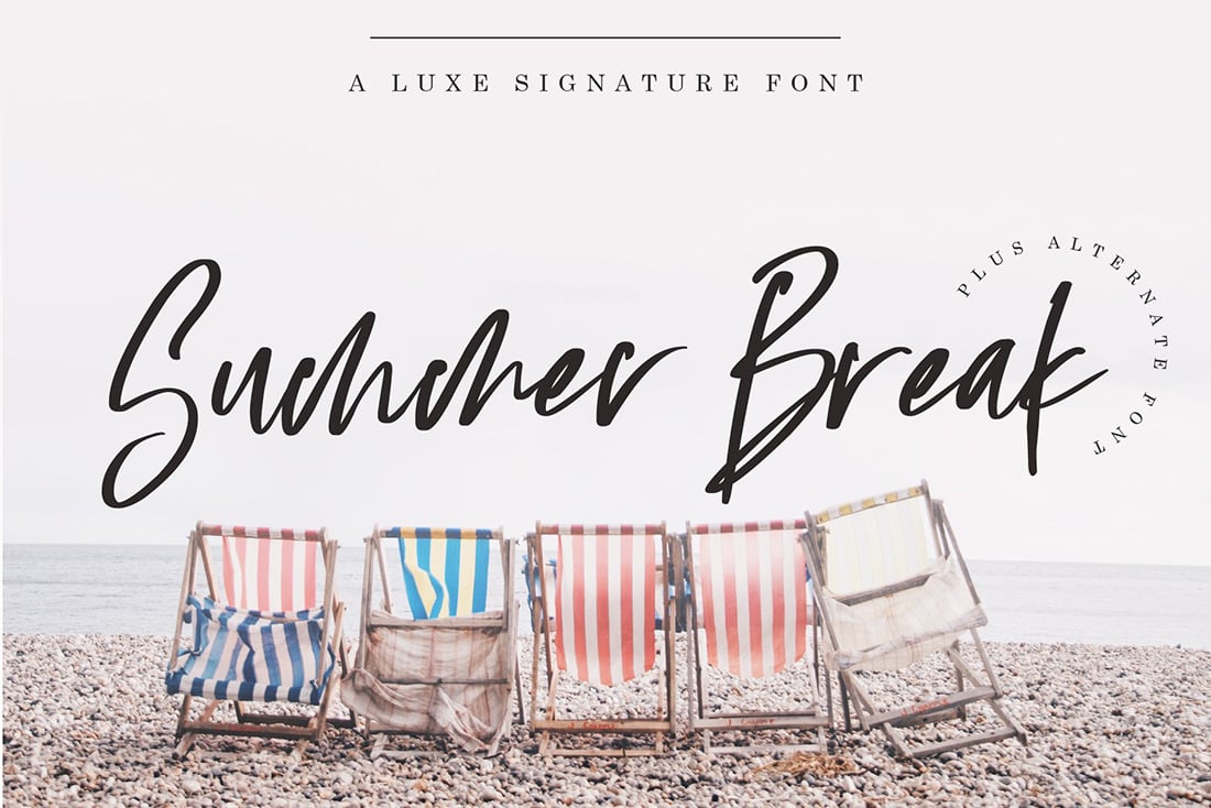 Summer Fonts • 20 Typefaces with Tropical VIbes • Little Gold Pixel