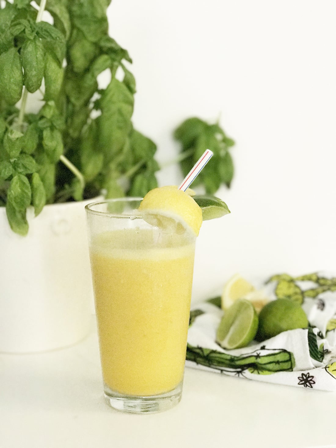 Mango Ginger Mocktail + Free Summer Printable • Little Gold Pixel