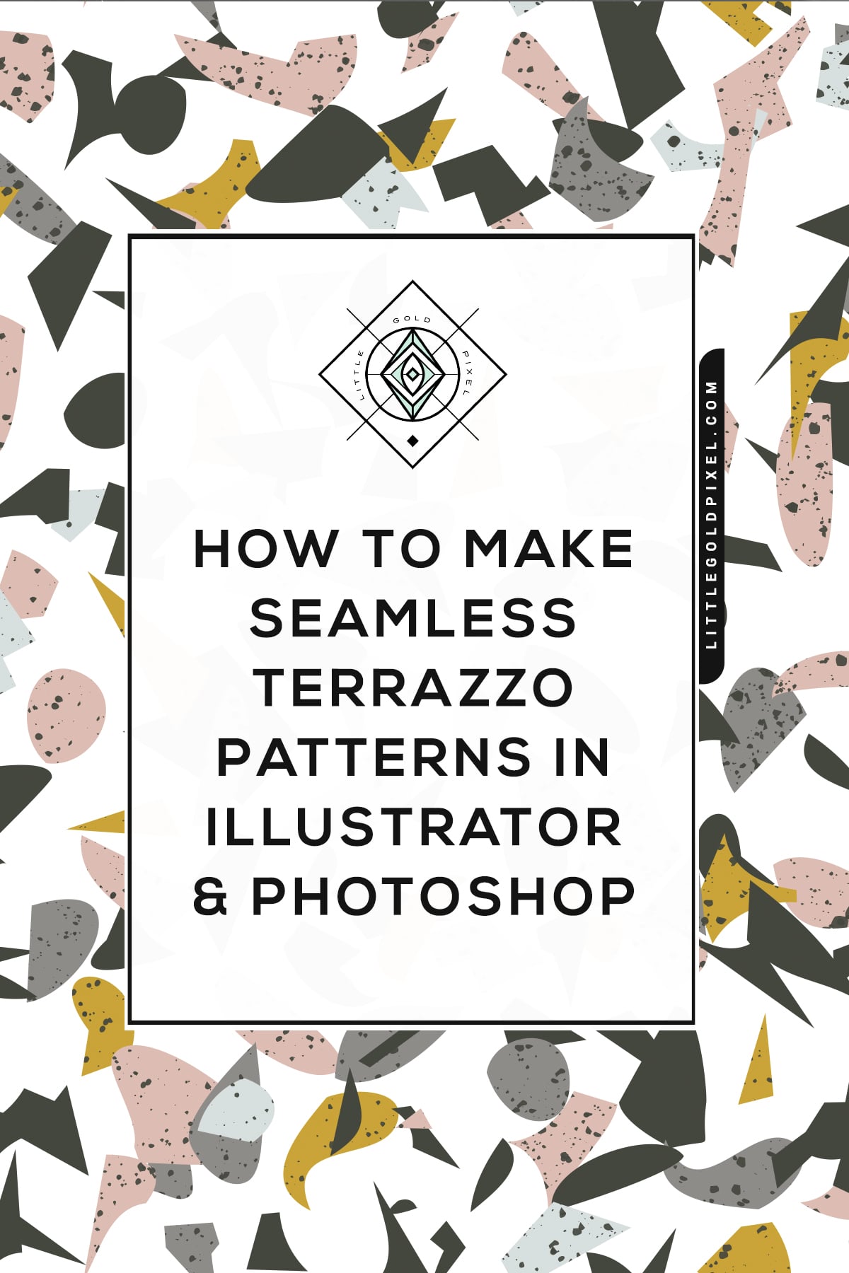 How to Make Seamless Terrazzo Patterns in Adobe Illustrator and Photoshop • Little Gold Pixel