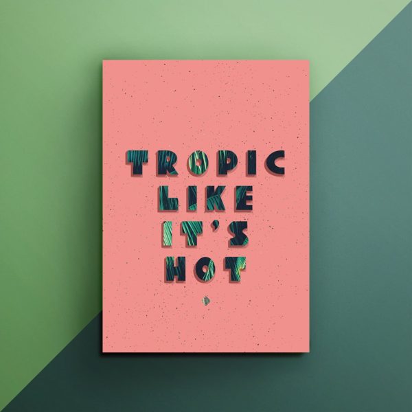 Tropic Free Printable • Tropic Like It's Hot • Little Gold Pixel