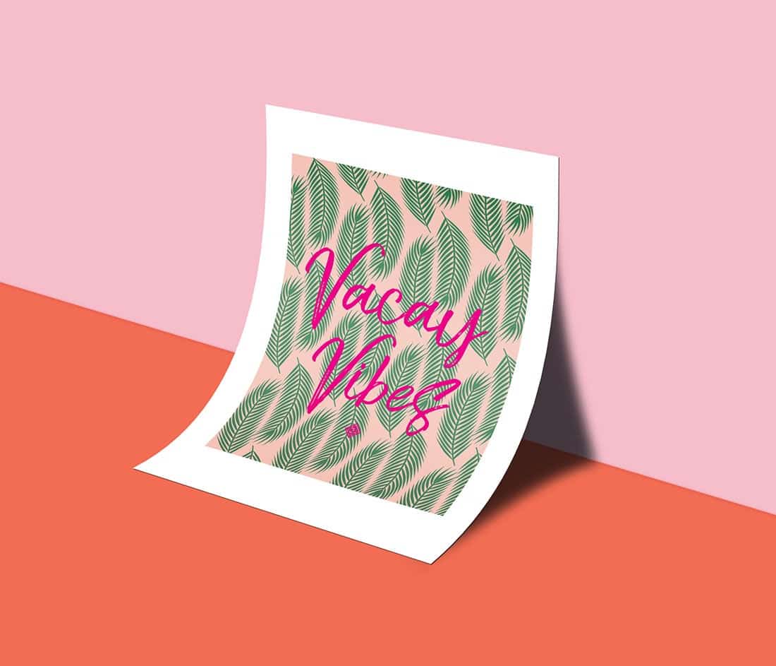 Tropical Leaves Free Printables + A Creativity Hack