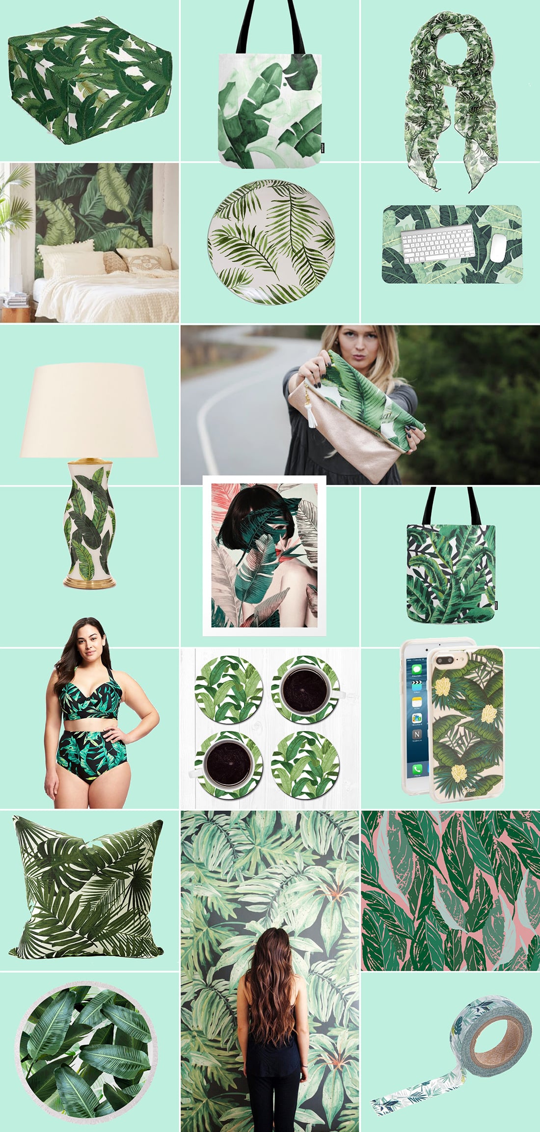 Tropical Leaves: 40+ Designs You Need Right Now • Little Gold Pixel