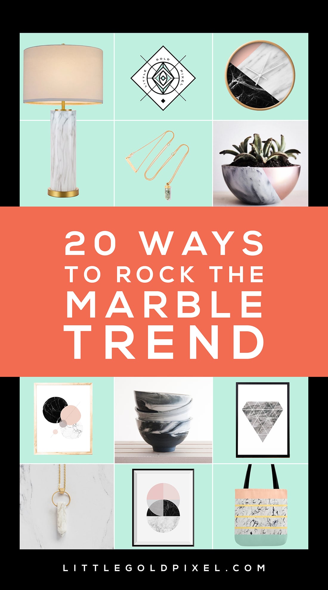 Trend Spotting: 20 Ways to Rock the Marble Trend • Little Gold Pixel