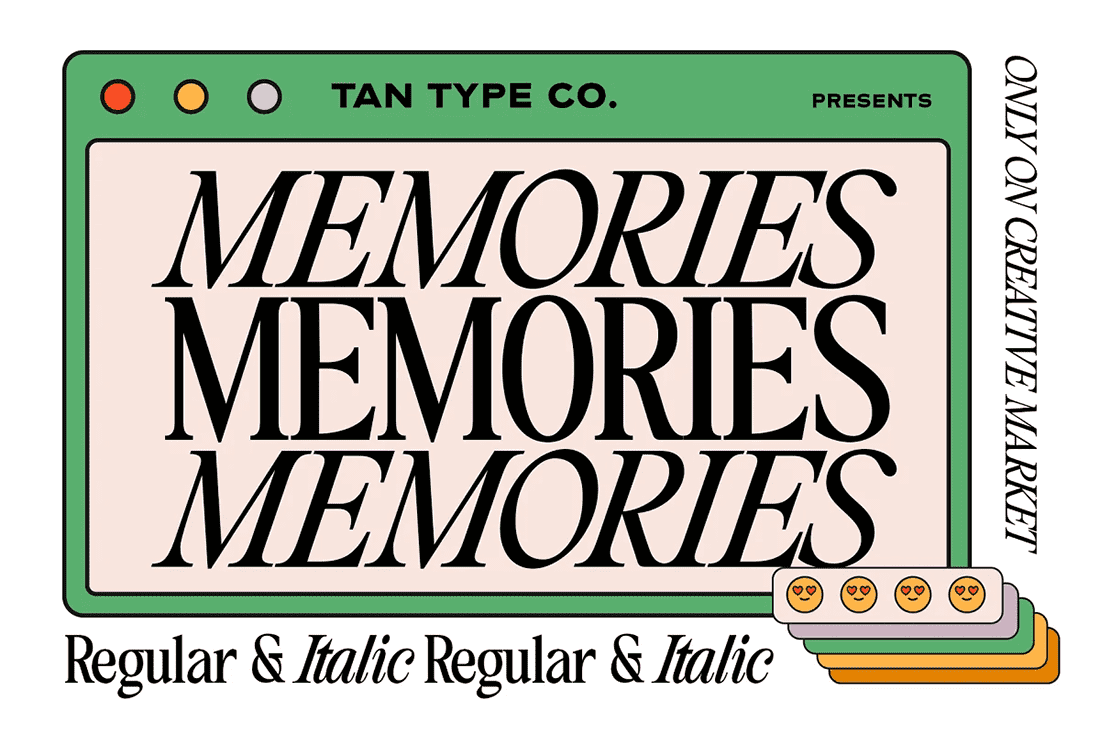 20 Super Timely Retro Serif Fonts • Little Gold Pixel • Memories