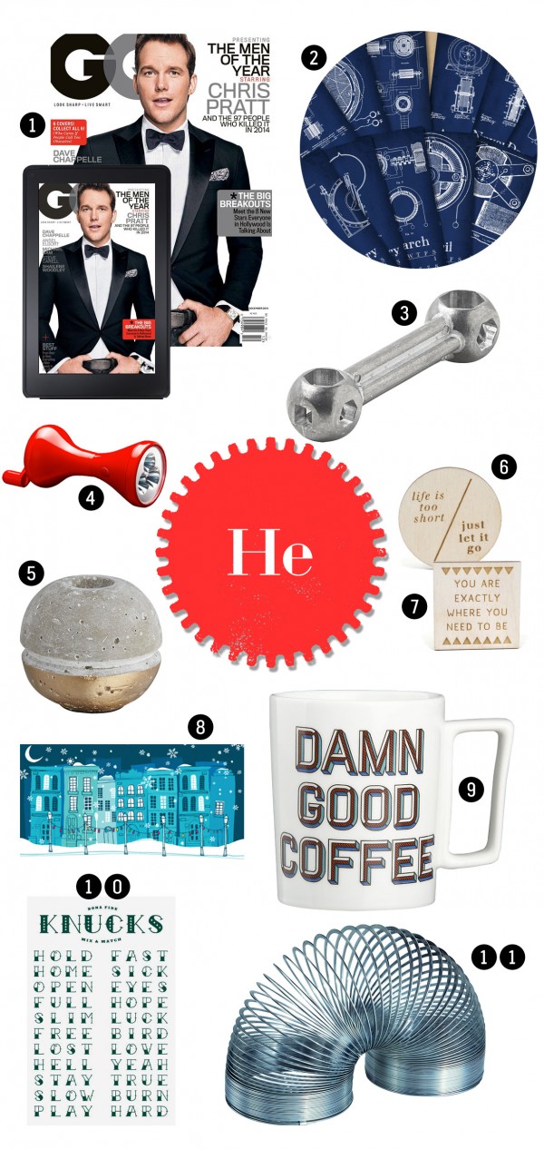 Ultimate $5 Holiday Gift Guide for 2014 • Stylish, affordable gifts for men, women and children for $5 or less • littlegoldpixel.com