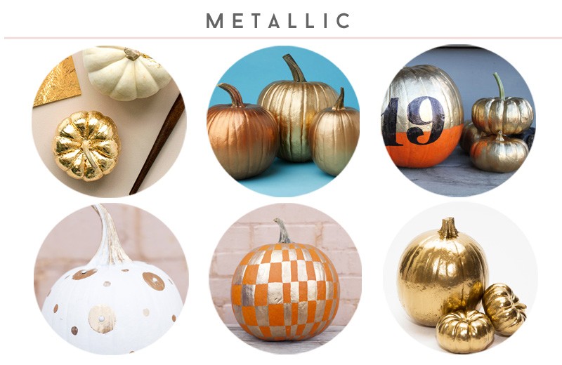 No-Carve Pumpkins • Little Gold Pixel • #pumpkins #nocarve #halloween #pumpkindecorating