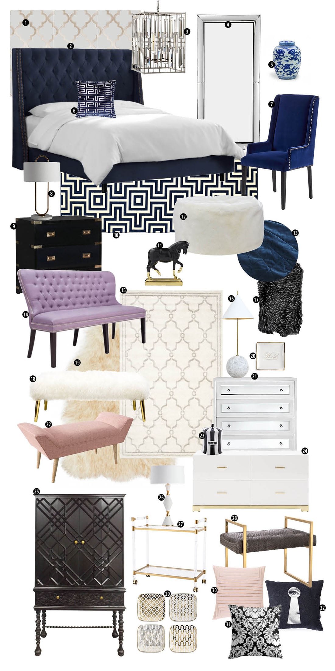 8 Signs Modern Glam Decor is the Right Home Style for You • Little Gold Pixel • Click through to find out if you're compatible with Modern Glam decor!