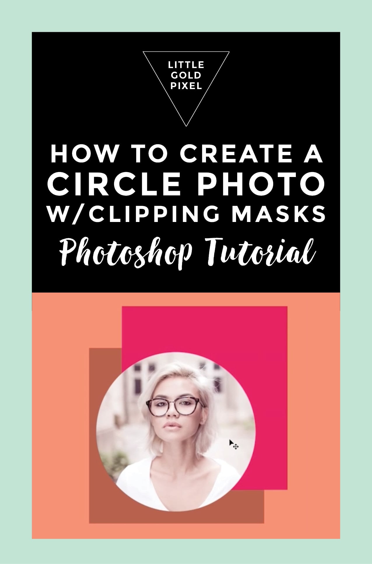 How To Create A Circle Photo Using Photoshop Clipping Masks