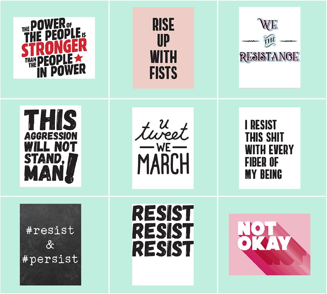 18 Evergreen Protest Printables (for Any March!) • Little Gold Pixel