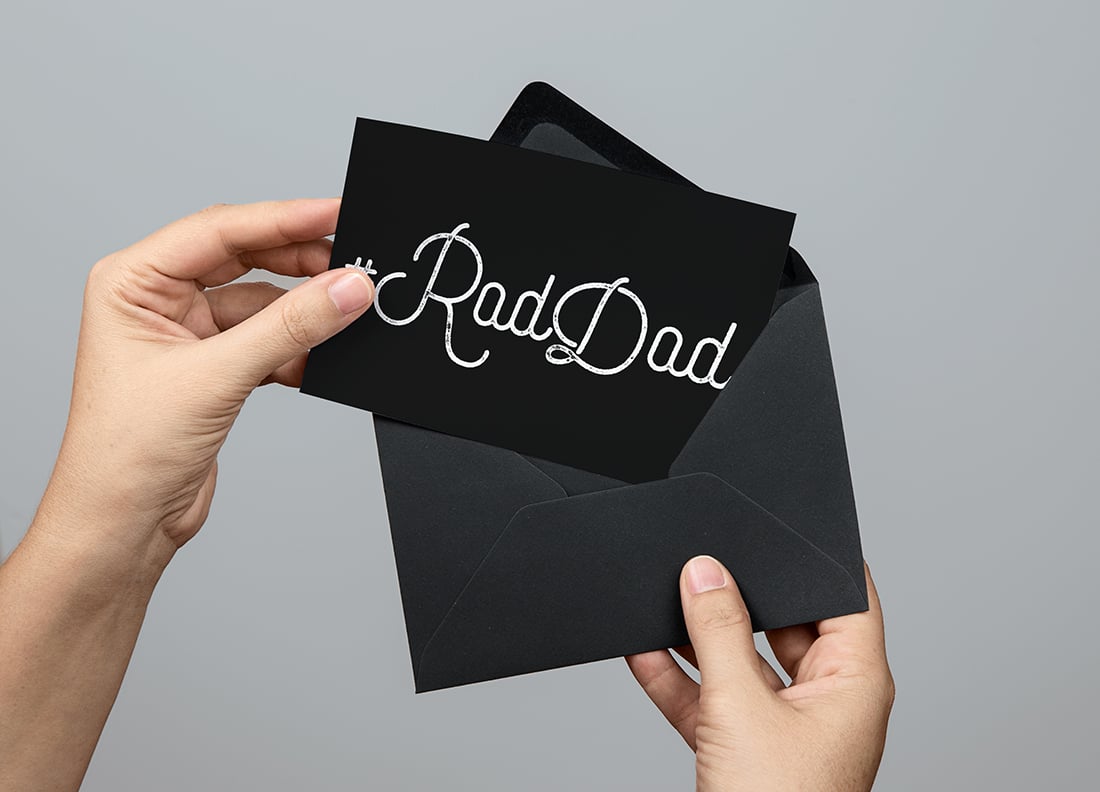 Rad Dad Father's Day Card • Little Gold Pixel