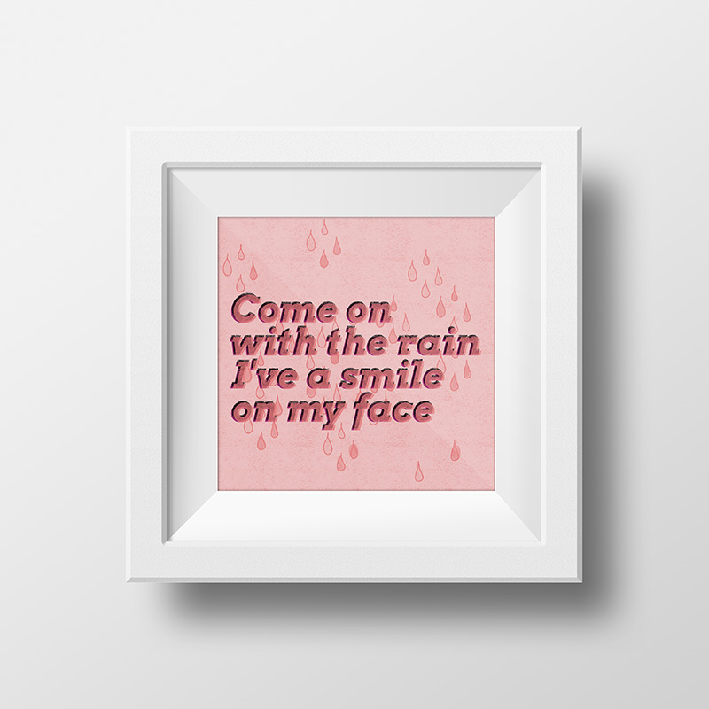 Singin' in the Rain Free Printable • Little Gold Pixel