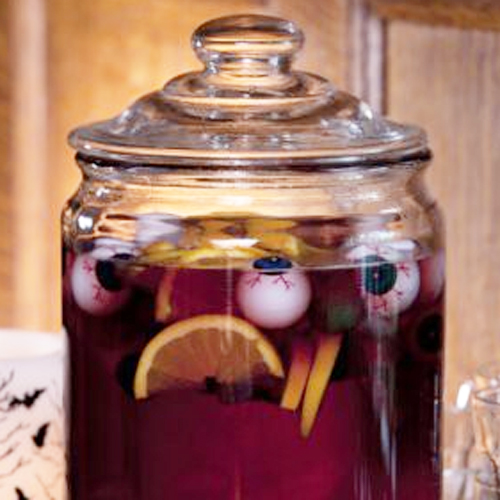 Scary Sangria • 13 Halloween Party Recipes • Little Gold Pixel via ivillage.com