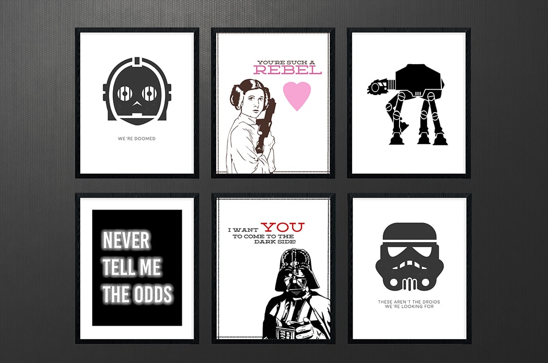 Star Wars Free Printables • Little Gold Pixel