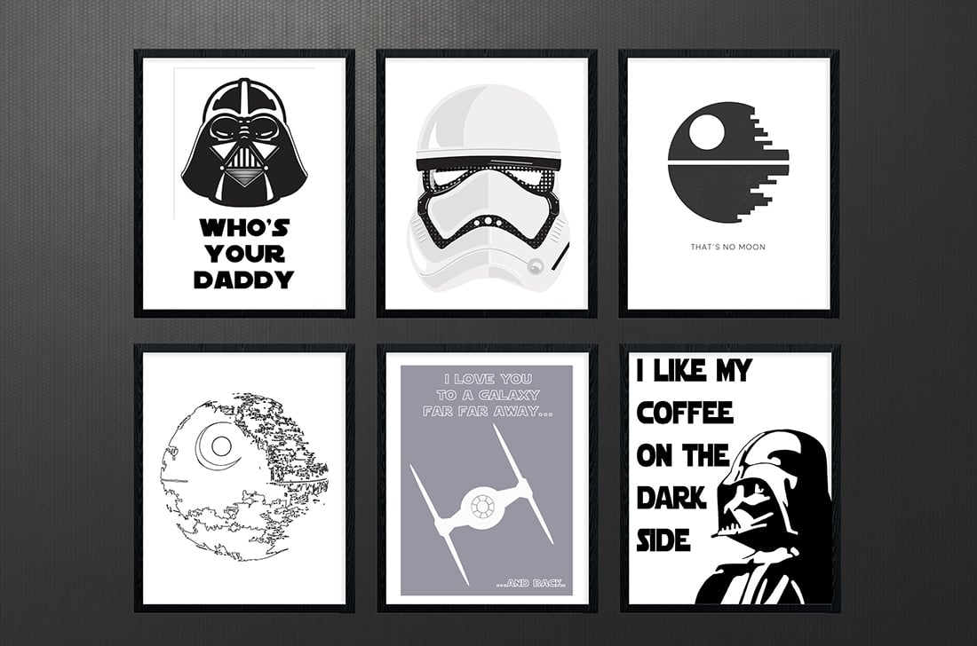 star wars free printables a roundup little gold pixel