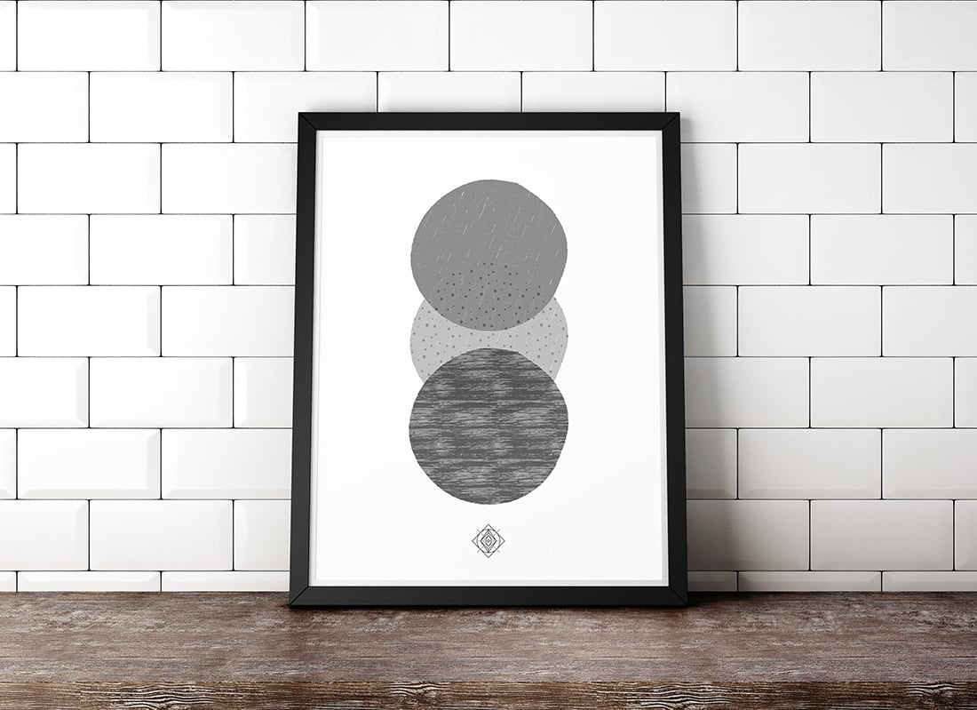 Scandi Art Printable / Freebie Fridays