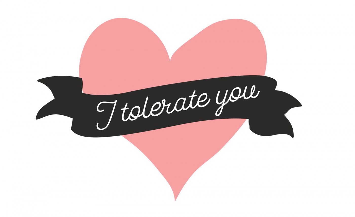 I Tolerate You Free Valentines / Freebie Fridays • Little Gold Pixel