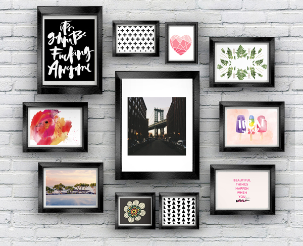 Hang These Free Art Printables On Your Gallery Walls